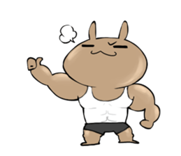 Strawberry rabbit everyday life sticker #11330922