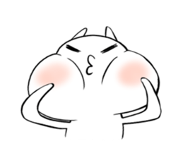 Strawberry rabbit everyday life sticker #11330930