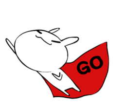 Strawberry rabbit everyday life sticker #11330936