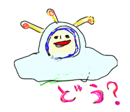 Drawing looks like drawn by a child 2 sticker #11331803