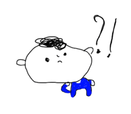 Drawing looks like drawn by a child 2 sticker #11331831