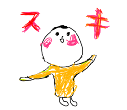 Drawing looks like drawn by a child 2 sticker #11331832