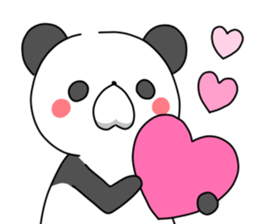 Very healing of panda sticker #11332198