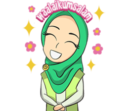 Nabila Cute Hijab Girl sticker #11332681