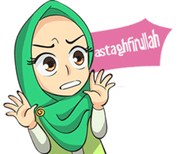 Nabila Cute Hijab Girl sticker #11332682