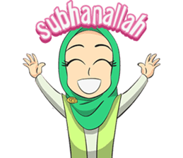 Nabila Cute Hijab Girl sticker #11332684