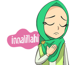 Nabila Cute Hijab Girl by D-Day sticker #11332680