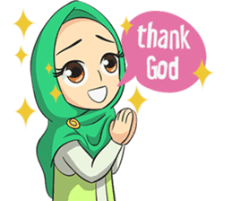 Nabila Cute Hijab Girl sticker #11332688