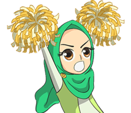 Nabila Cute Hijab Girl sticker #11332689