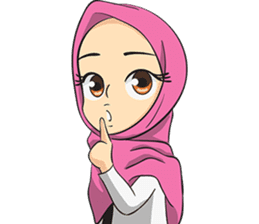 Nabila Cute Hijab Girl sticker #11332692