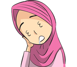 Nabila Cute Hijab Girl sticker #11332693