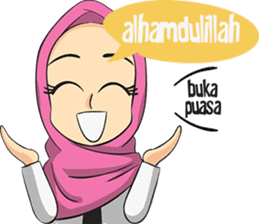 Nabila Cute Hijab Girl sticker #11332694