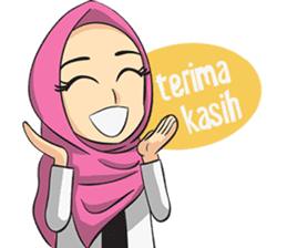 Nabila Cute Hijab Girl sticker #11332697