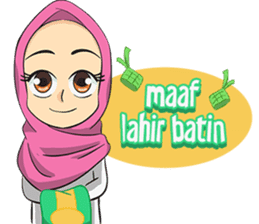 Nabila Cute Hijab Girl sticker #11332698