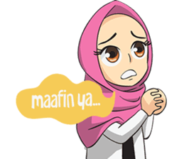 Nabila Cute Hijab Girl sticker #11332699