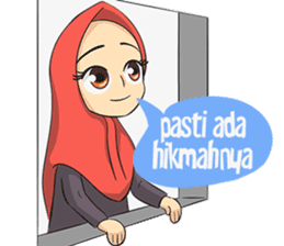 Nabila Cute Hijab Girl sticker #11332702