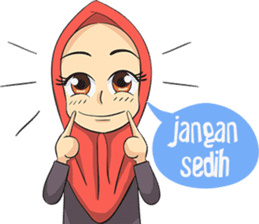 Nabila Cute Hijab Girl sticker #11332703