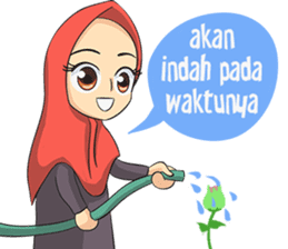 Nabila Cute Hijab Girl sticker #11332706