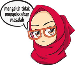 Nabila Cute Hijab Girl sticker #11332710
