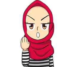 Nabila Cute Hijab Girl sticker #11332716