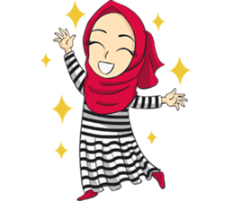 Nabila Cute Hijab Girl sticker #11332719