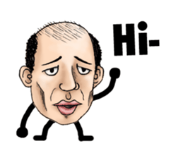 Bald star person [English Version] sticker #11333200