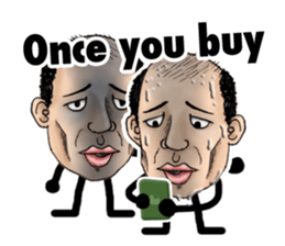 Bald star person [English Version] sticker #11333214