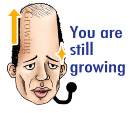Bald star person [English Version] sticker #11333216