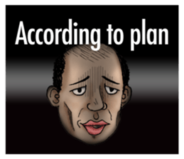 Bald star person [English Version] sticker #11333220