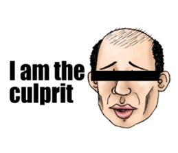 Bald star person [English Version] sticker #11333222