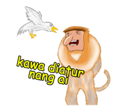 Bekantan Banjar sticker #11333561