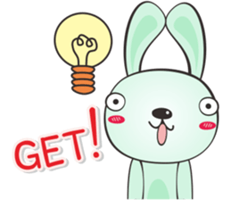 Cone' Rabbit sticker #11333731