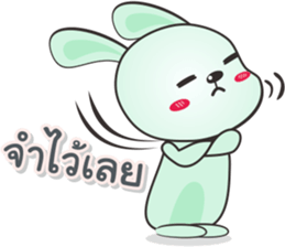 Cone' Rabbit sticker #11333749