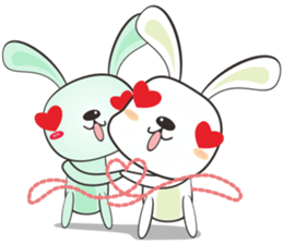 Cone' Rabbit sticker #11333755