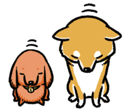 mofumofu dogs sticker #11334182