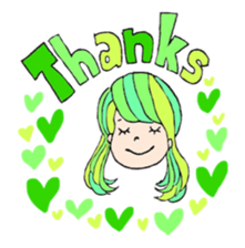 Happy Rainbow Girls sticker #11334772