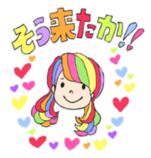 Happy Rainbow Girls sticker #11334775