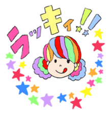 Happy Rainbow Girls sticker #11334783