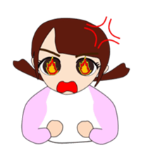 Triplet's daughters go two sticker #11334859