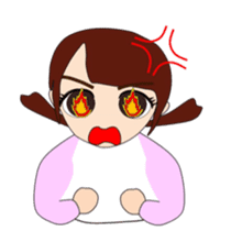 Triplet's daughters go two sticker #11334859