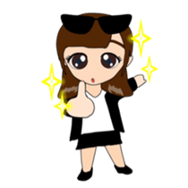 Triplet's daughters go two sticker #11334862