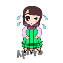 Triplet's daughters go two sticker #11334865