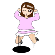 Triplet's daughters go two sticker #11334871