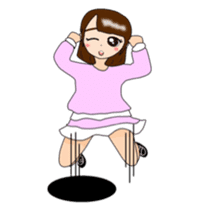 Triplet's daughters go two sticker #11334871