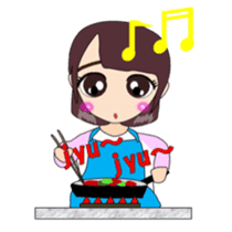 Triplet's daughters go two sticker #11334873