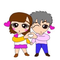 Triplet's daughters go two sticker #11334877