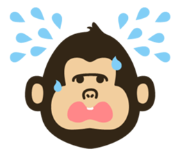 Working japanese animals sticker #11335090