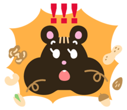 Working japanese animals sticker #11335091