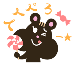 Working japanese animals sticker #11335099
