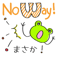 Cute bilingual sticker English-Japanese sticker #11335550